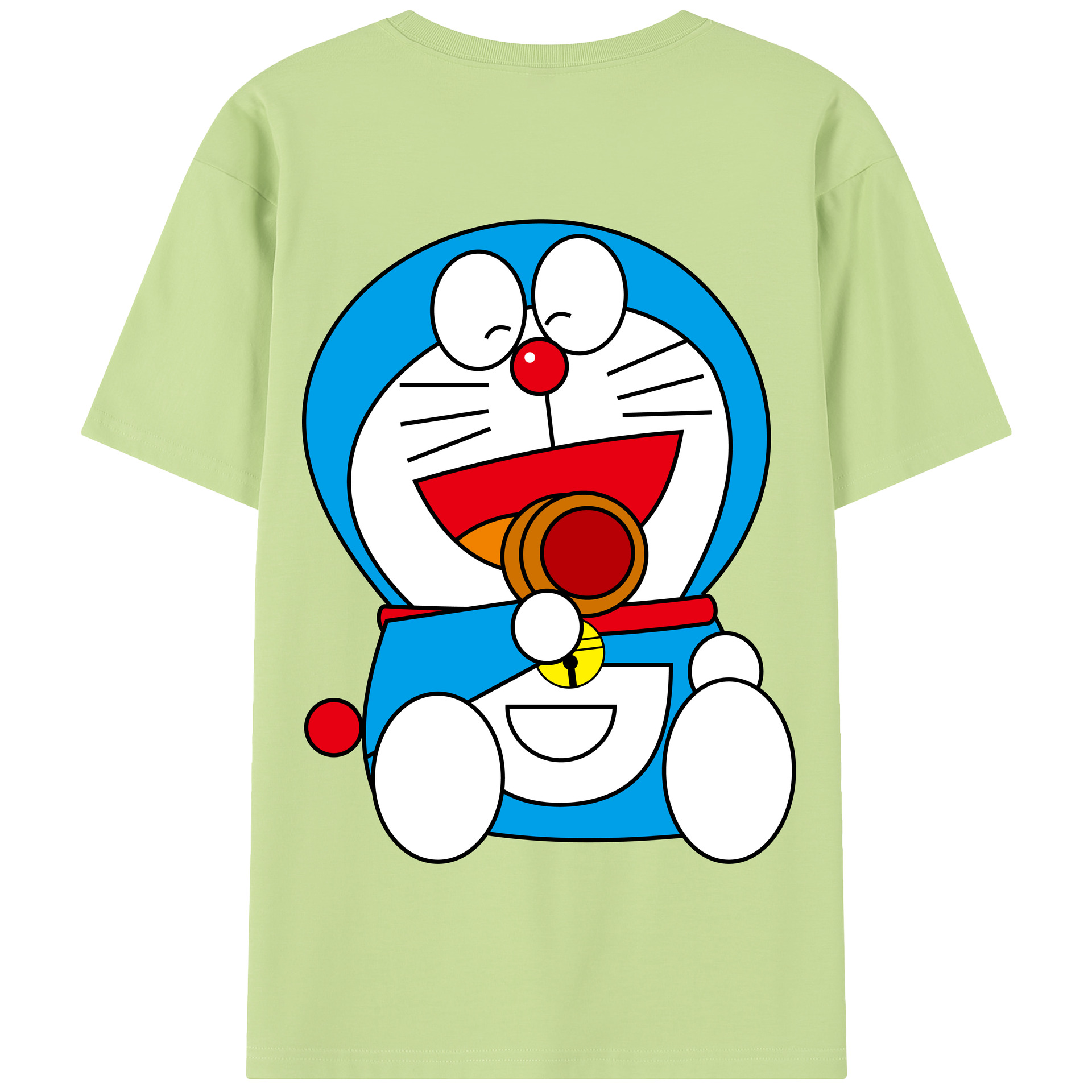（画像用） ドラえもん Doraemon 綿100％半袖Tシャツ（背面プリント）